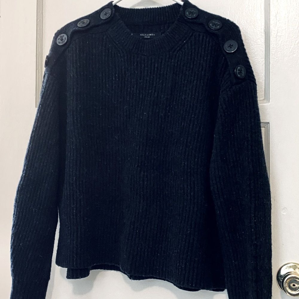 SOLD 🚨 All Saints Faye Crew Neck Jumper Sweater, Small size
